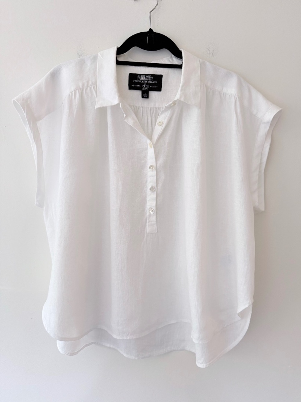 J. Crew New Capitaine Shirt in Baird McNutt Irish Linen